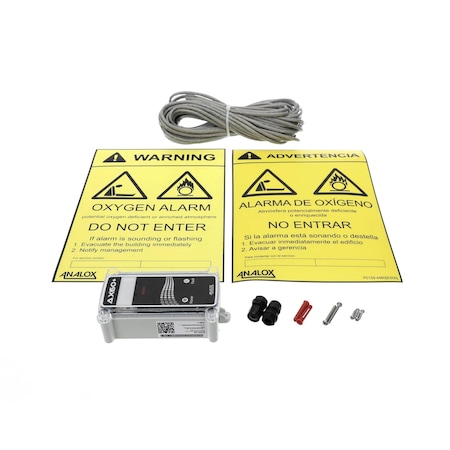 Analox Sensor Technology AX60+ ALARM, HARD WIRED, WHITE STROBE, I AX60RSYCE